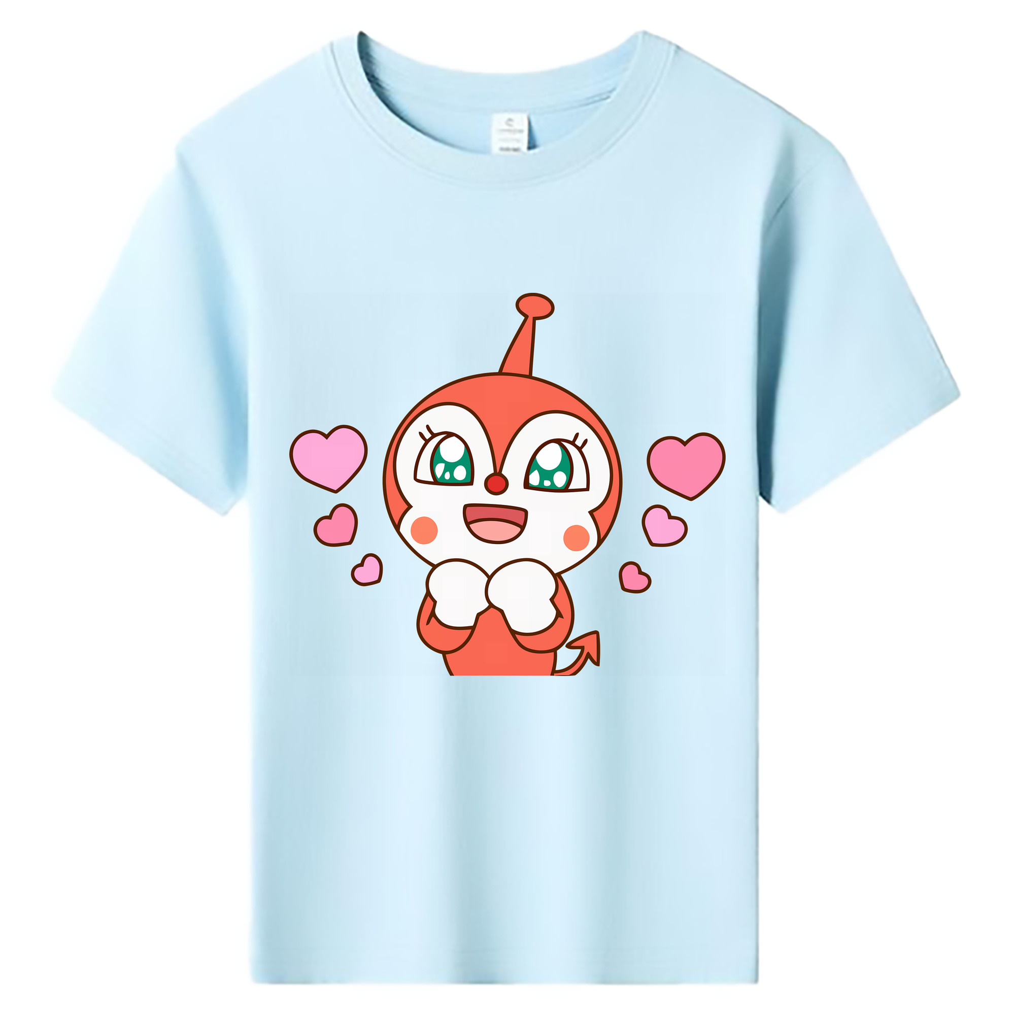 （画像用） アンパンマン Anpanman 綿100％キッズTシャツ（フロントプリント）